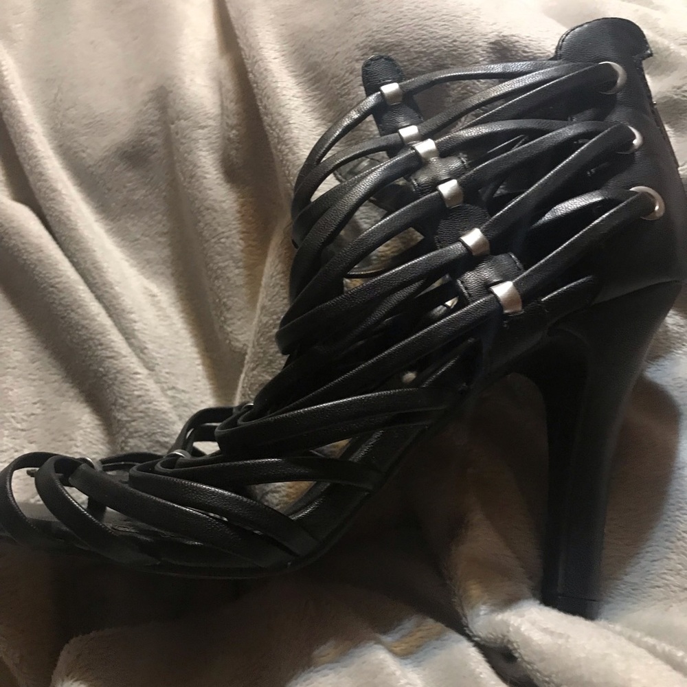 Strap high heels